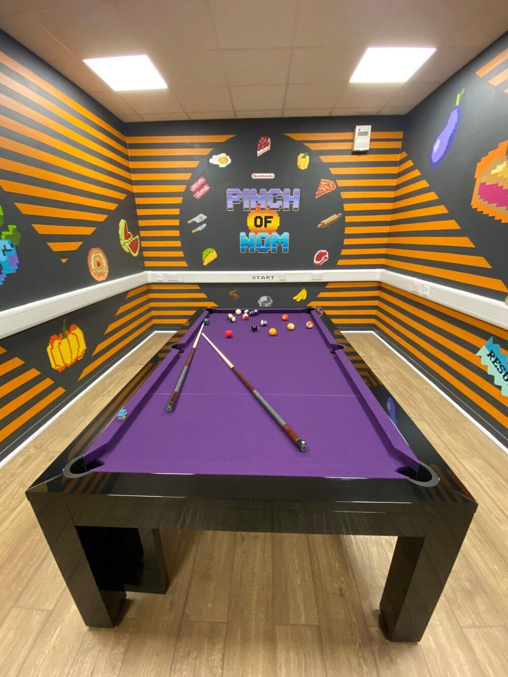 Pinch of Nom games room by Art From A&K